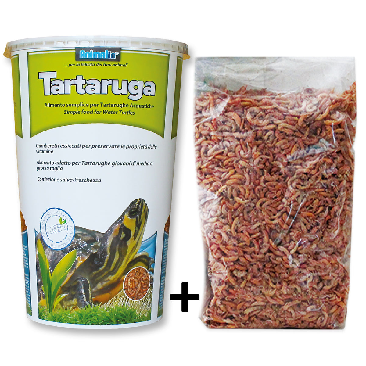 Animalin Mangime Eco Gamberetti per Tartarughe Acquatiche