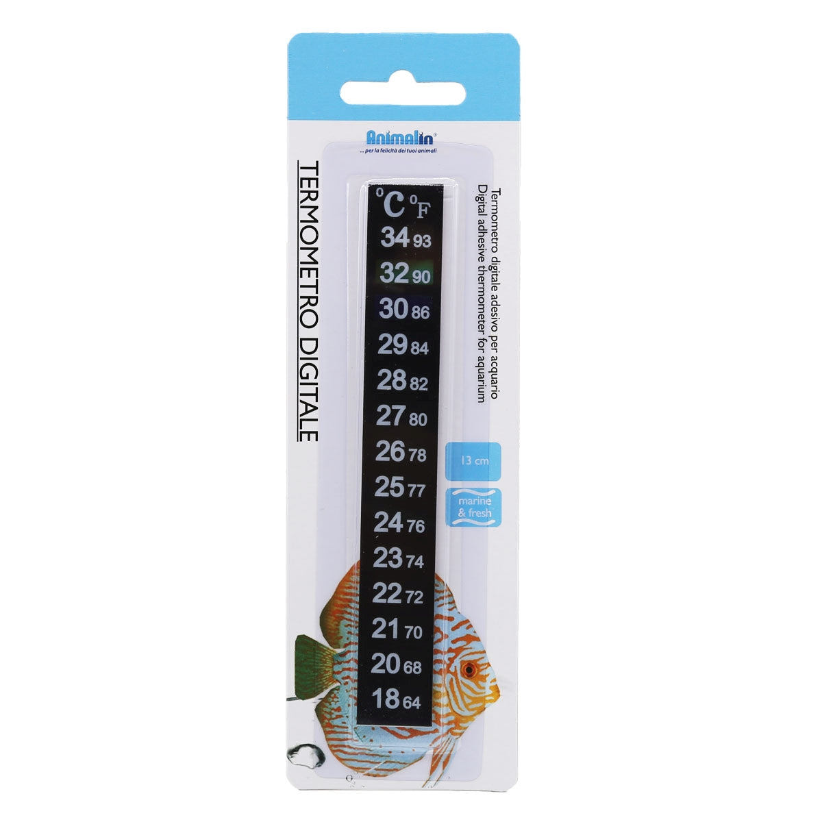 TERMOMETRO DIGITALE PER ACQUARIO 13CM