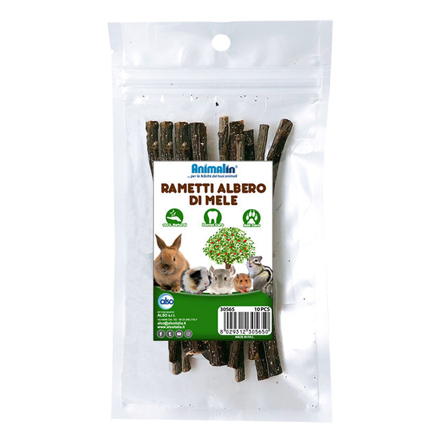 LEGNETTI RAMETTI DA MASTICARE ALBERO DI MELE 10 PZ