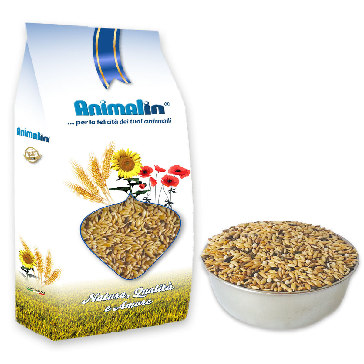 Animalin Mix Canarini 4 Semi con Perilla per Uccelli