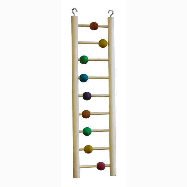 GIOCO SCALETTA IN LEGNO CON PALLINE COLOR