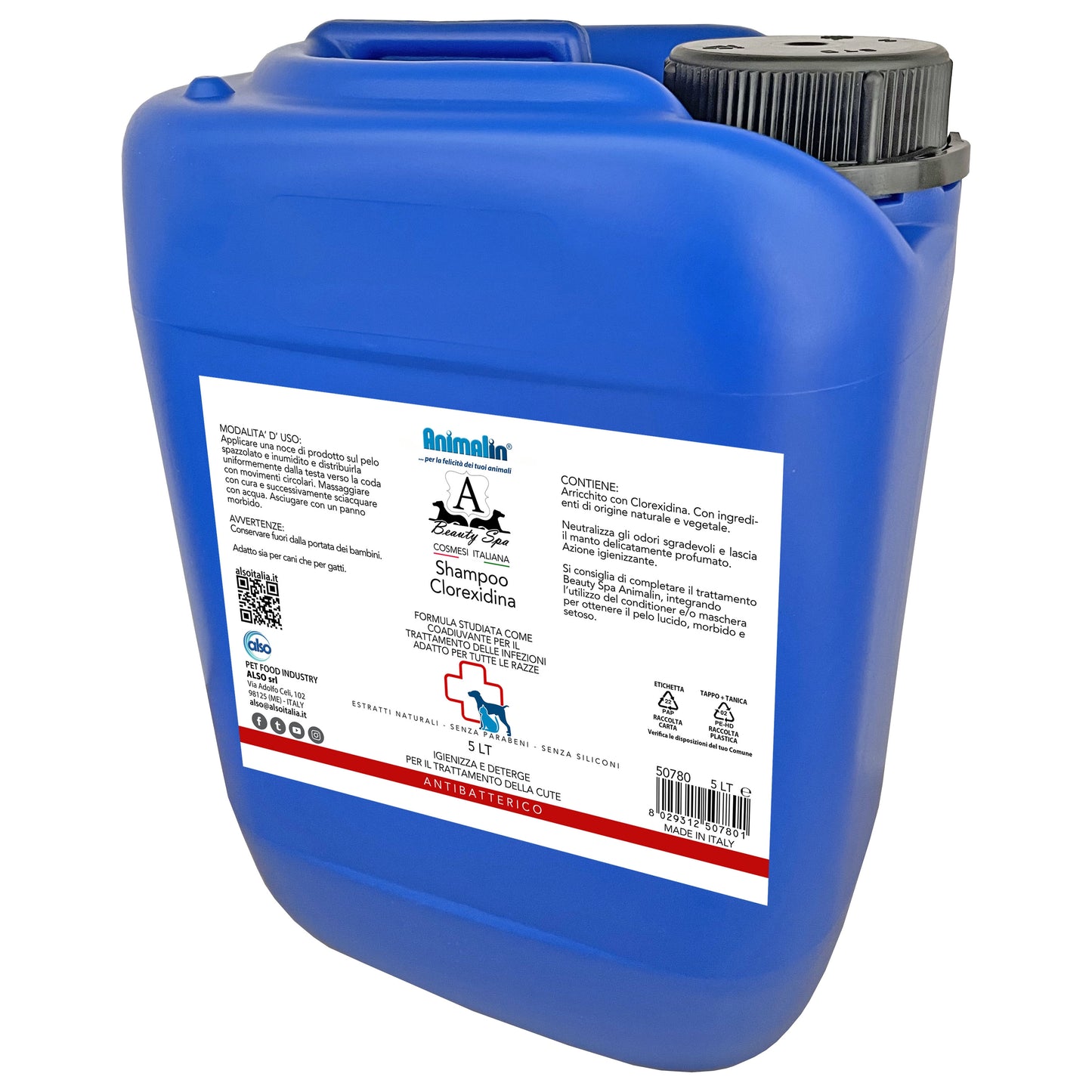 BEAUTY SPA SHAMPOO CLOREXIDINA