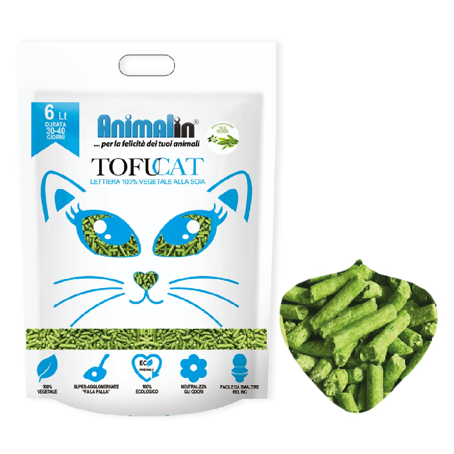 LETTIERA VEGETALE AL TOFU ECOLOGICA TEA VERDE