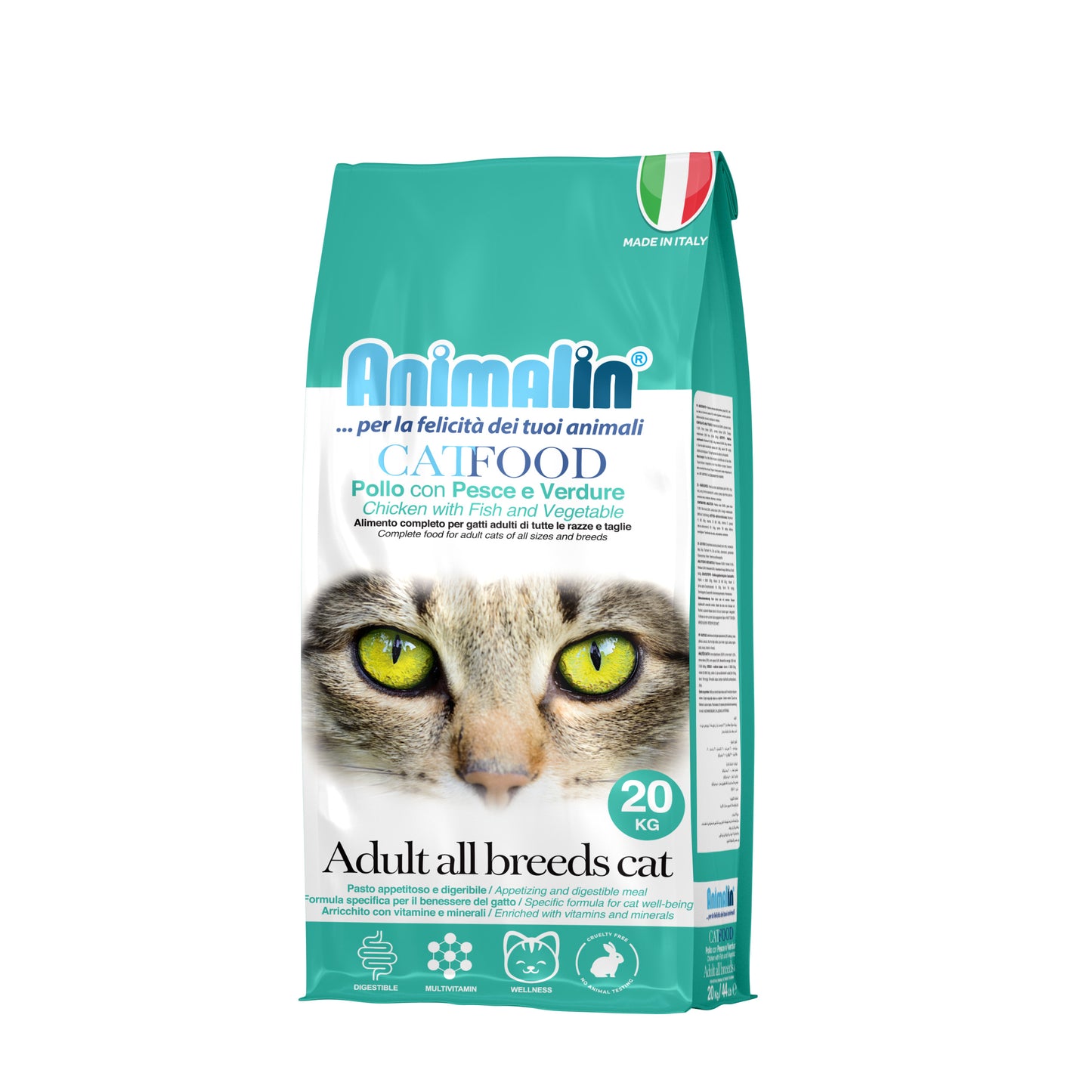 ANIMALIN CAT FOOD POLLO CON PESCE E VERDURE
