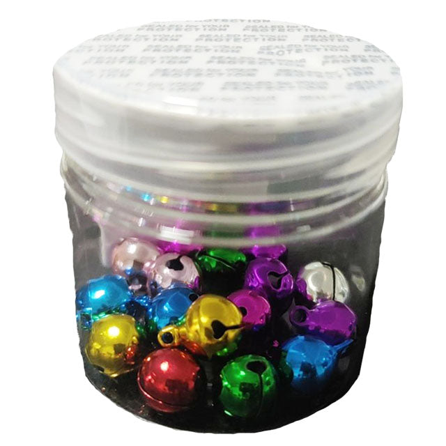 CAMPANELLI METALLIZZATI 12MM TUBO DA 16 PZ. (SENZA ANELLINI)