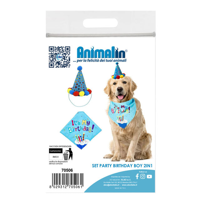 SET PARTY BIRTHDAY BOY 2in1