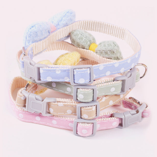 COLLARE POIS CON FIOCCO MIX COLOR