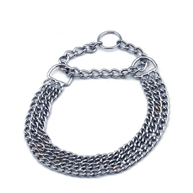 COLLARE SEMISTRANGOLO TRIPLO