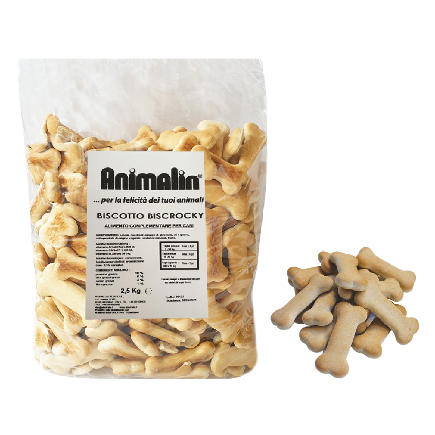 BISCOTTO PER CANI BISCROCKY VANIGLIA