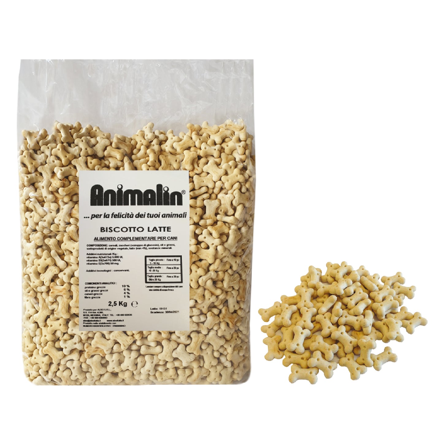 BISCOTTO PER CANI LATTE BUONGIORNO