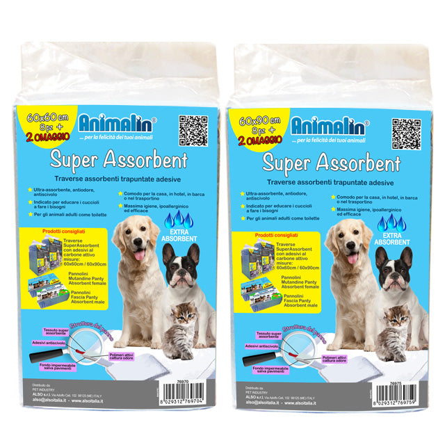 TRAVERSE ADESIVE TAPPETINI IGIENICI PER CANE