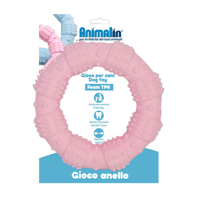 GIOCO TPR ANELLO MIX COLOR 12CM