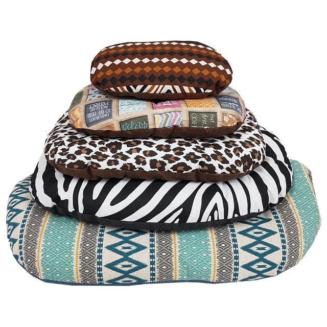 CUSCINO OVALE TRAPUNTATO