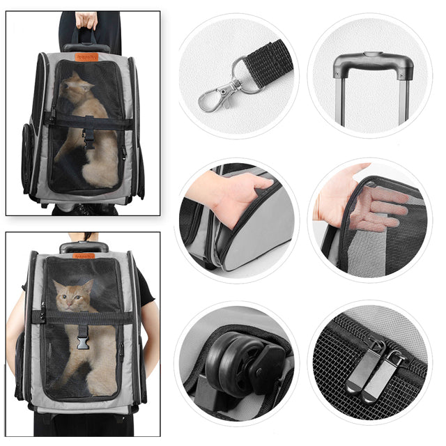 BORSA TRASPORTINO TROLLEY NYLON