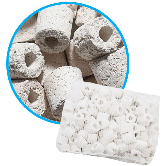 Bio Filter Plus materiale filtrante ceramico 500 g con calza per acquari