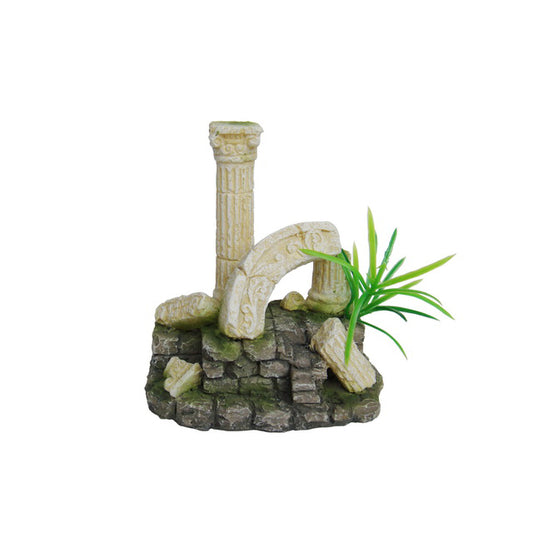 DECORAZIONE COLONNE ANTICHE CM 11,5X8X13