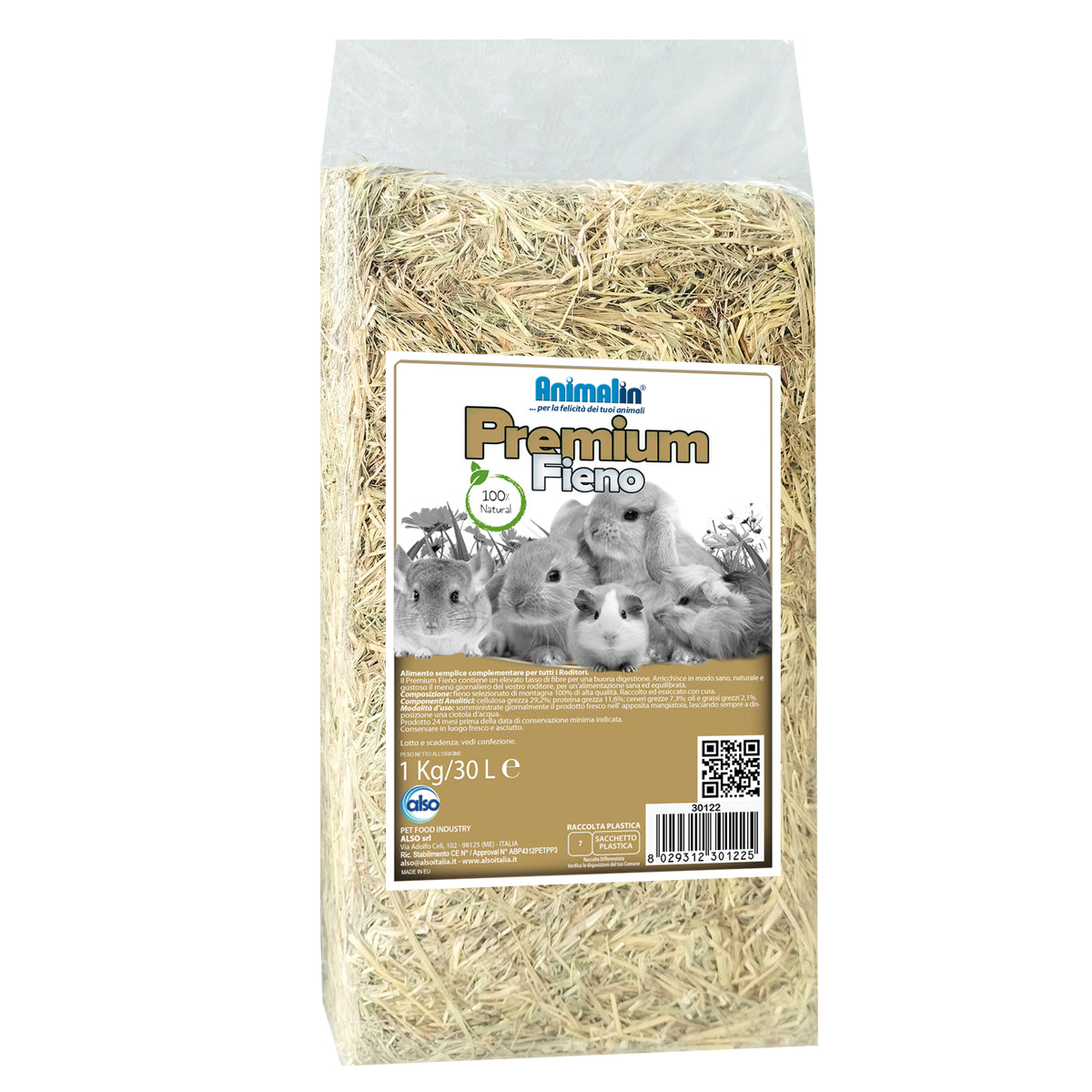 FIENO PREMIUM PER RODITORI