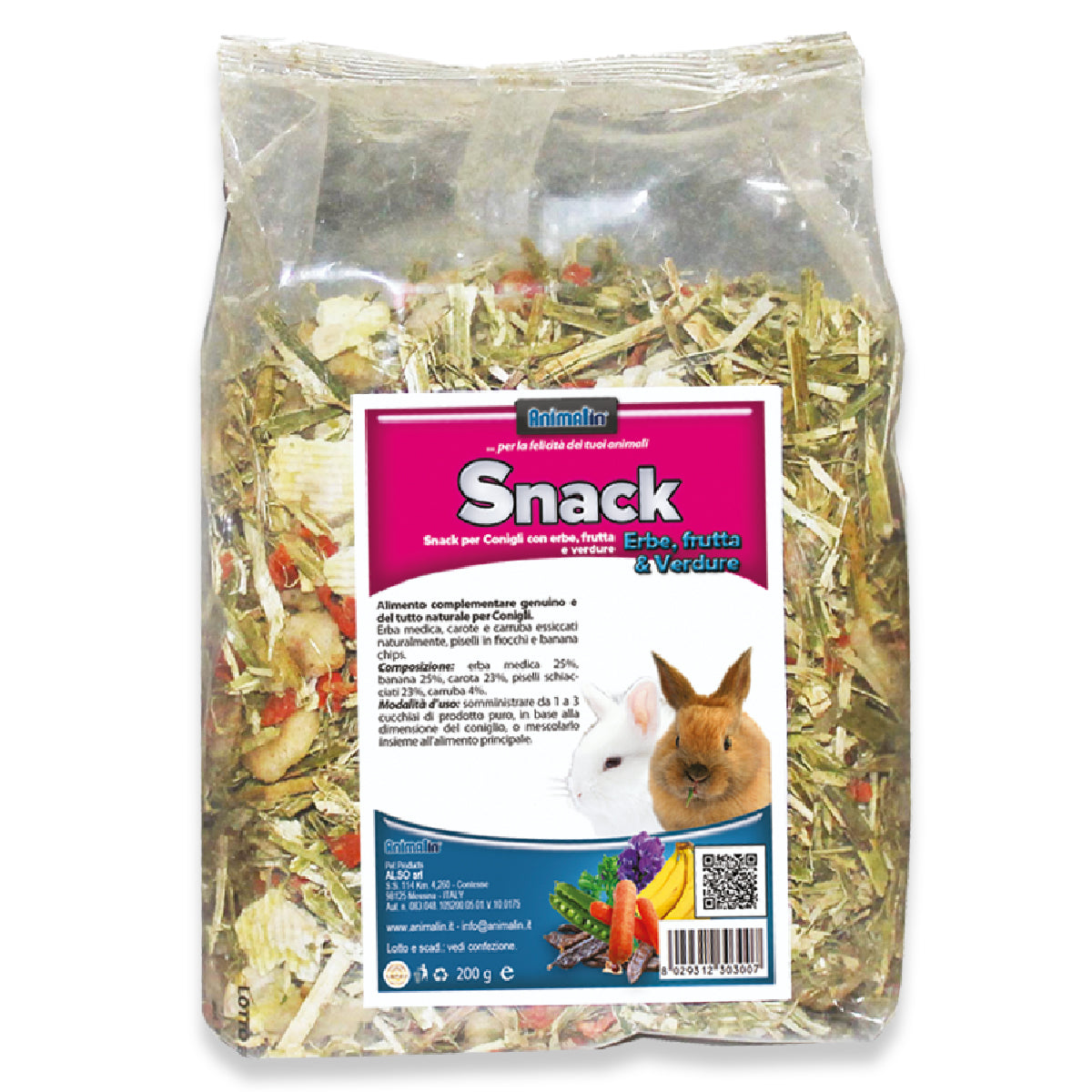 SNACK ERBE FRUTTA E VERDURE GR. 200