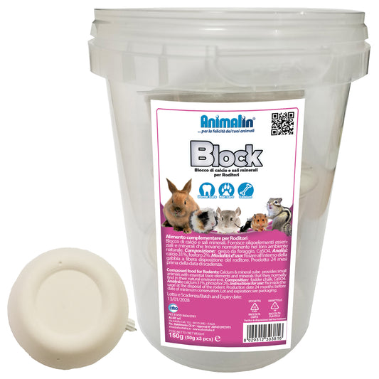 BLOCCO SALI MINERALI RODITORI (CON GANCIO)