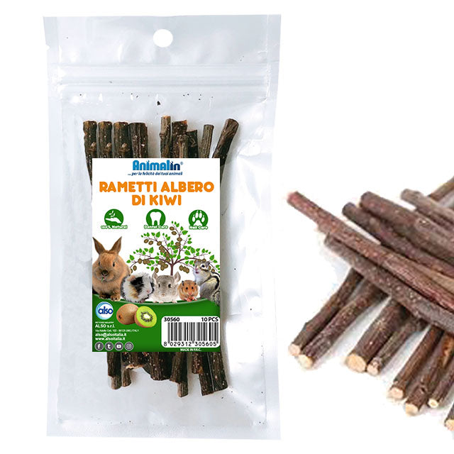 LEGNETTI RAMETTI DA MASTICARE ALBERO DI KIWI 10 PZ