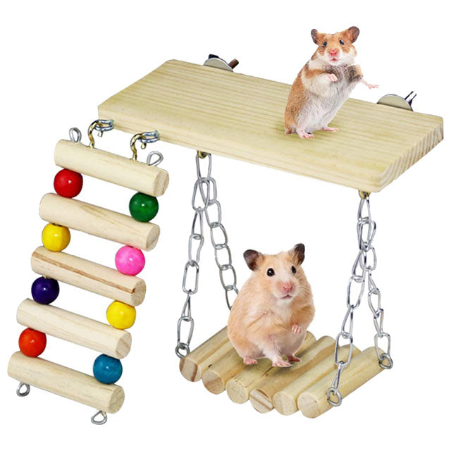 GIOCO LEGNO RODIX PALESTRA C/ ALTALENA E SCALETTA