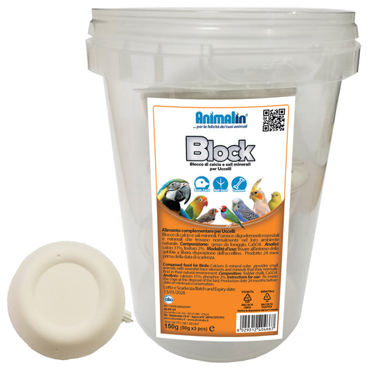 BLOCCO SALI MINERALI UCCELLI (CON GANCIO)