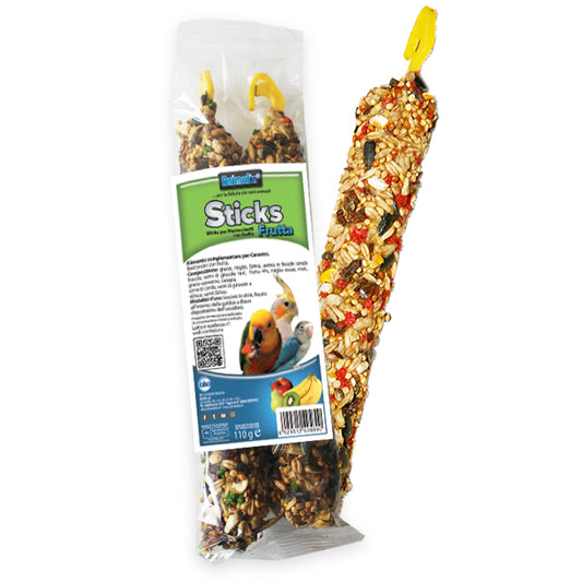 STICKS PARROCCHETTI FRUTTA GR.  110