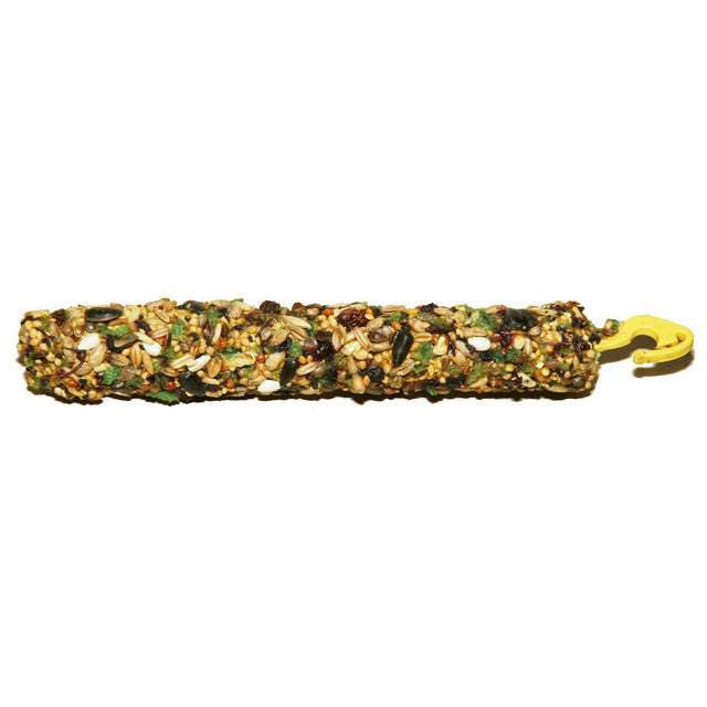 Sticks bastoncini per parrocchetti ai frutti di bosco, confezione 110 g con gancio di sospensione