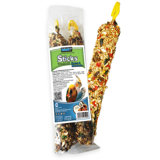 STICKS PARROCCHETTI COCCO E MANDORLE GR. 110