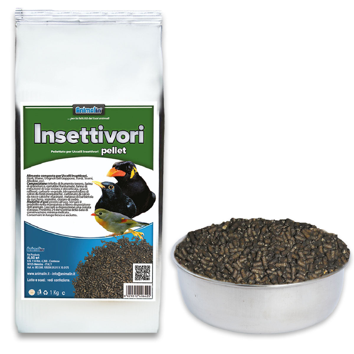 MIX INSETTIVORI PELLET KG. 1