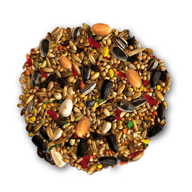 Mangime per parrocchetti con mix di semi, cereali e micropellet, confezione da 800 g