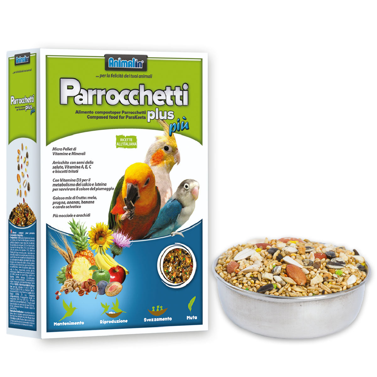 MIX PARROCCHETTI PLUS PIU' GR.800