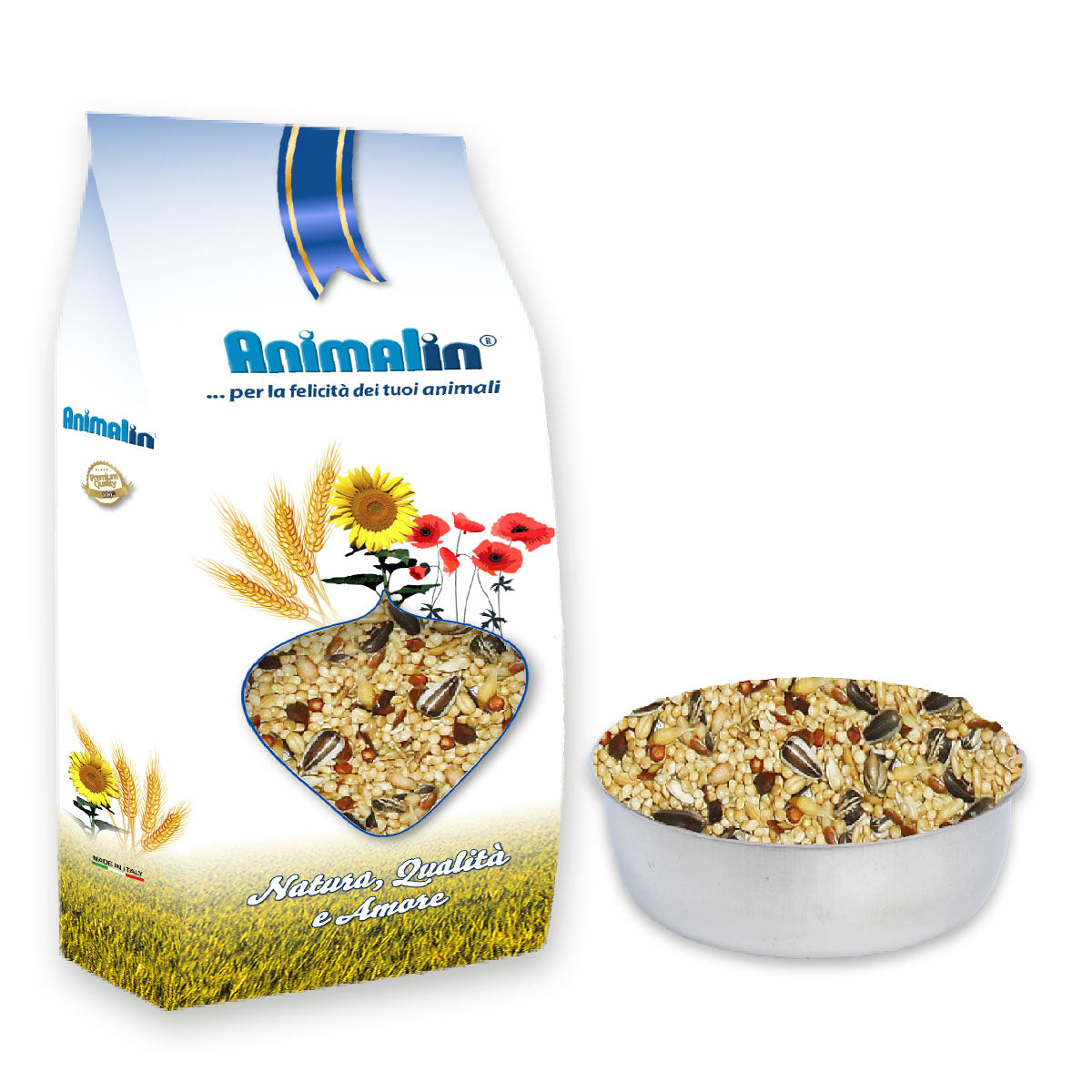 Animalin Mix Parrocchetti - Alimento Composto per Parrocchetti Inseparabili e Calopsite