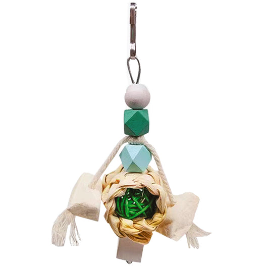 GIOCO BIRD WELNESS CORDA E RATTAN CM 13