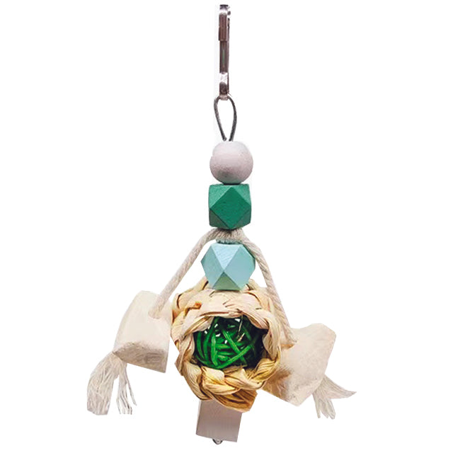 GIOCO BIRD WELNESS CORDA E RATTAN CM 13