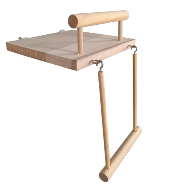 GIOCO BIRD PALESTRINA CON ALTALENA IN LEGNO CM 13X14