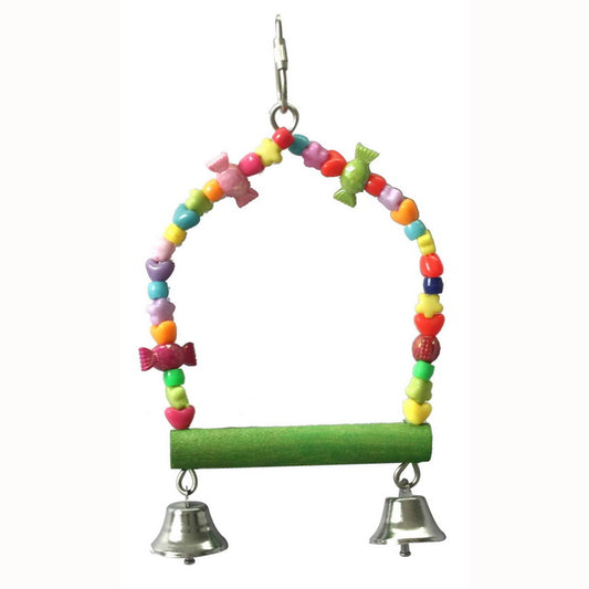 GIOCO BIRD ALTALENA CANDY CON CAMPANELLE CM 10X20