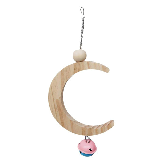 GIOCO BIRD LUNA IN LEGNO CON CAMPANELLO