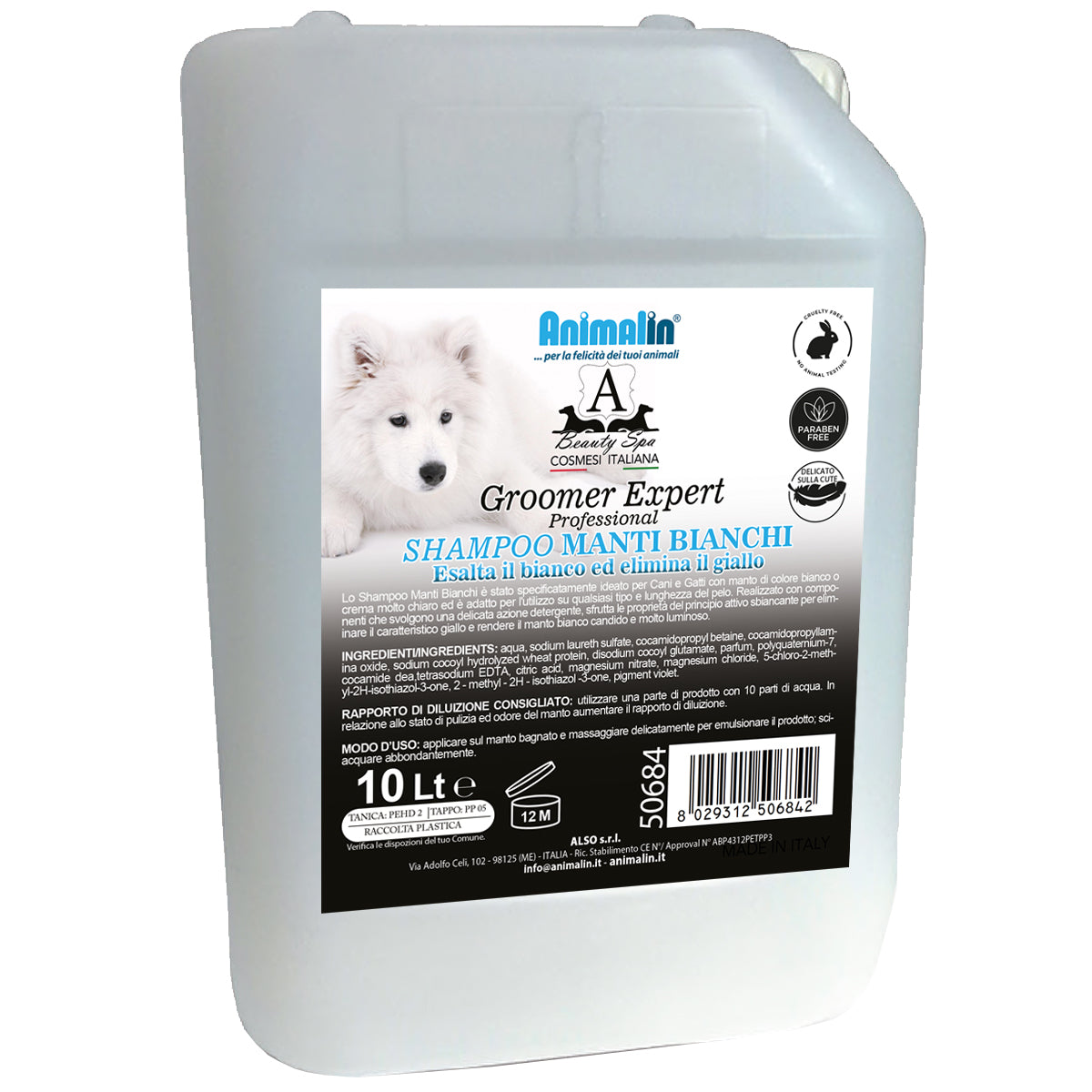 BEAUTY SPA SHAMPOO PROFESSIONAL MANTI BIANCHI