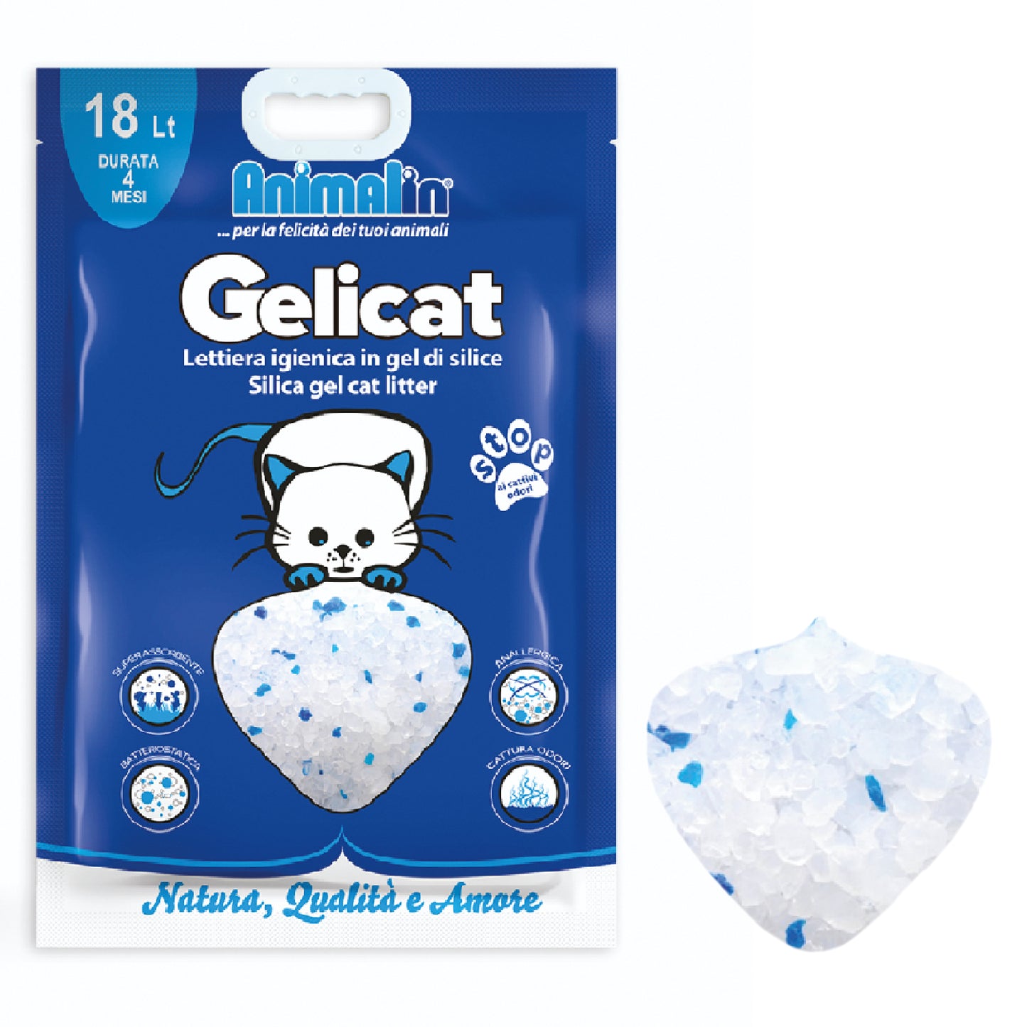 LETTIERA PER GATTI SILICIO GELICAT