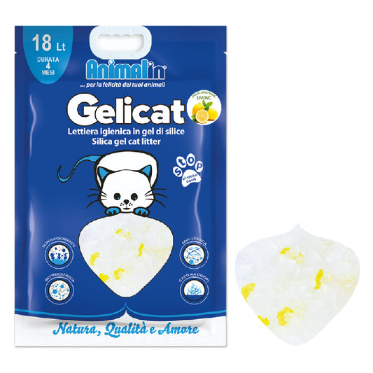 LETTIERA PER GATTI SILICIO GELICAT LIMONE