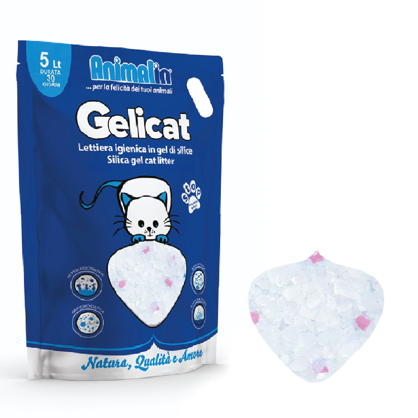 LETTIERA PER GATTI SILICIO GELICAT TALCO