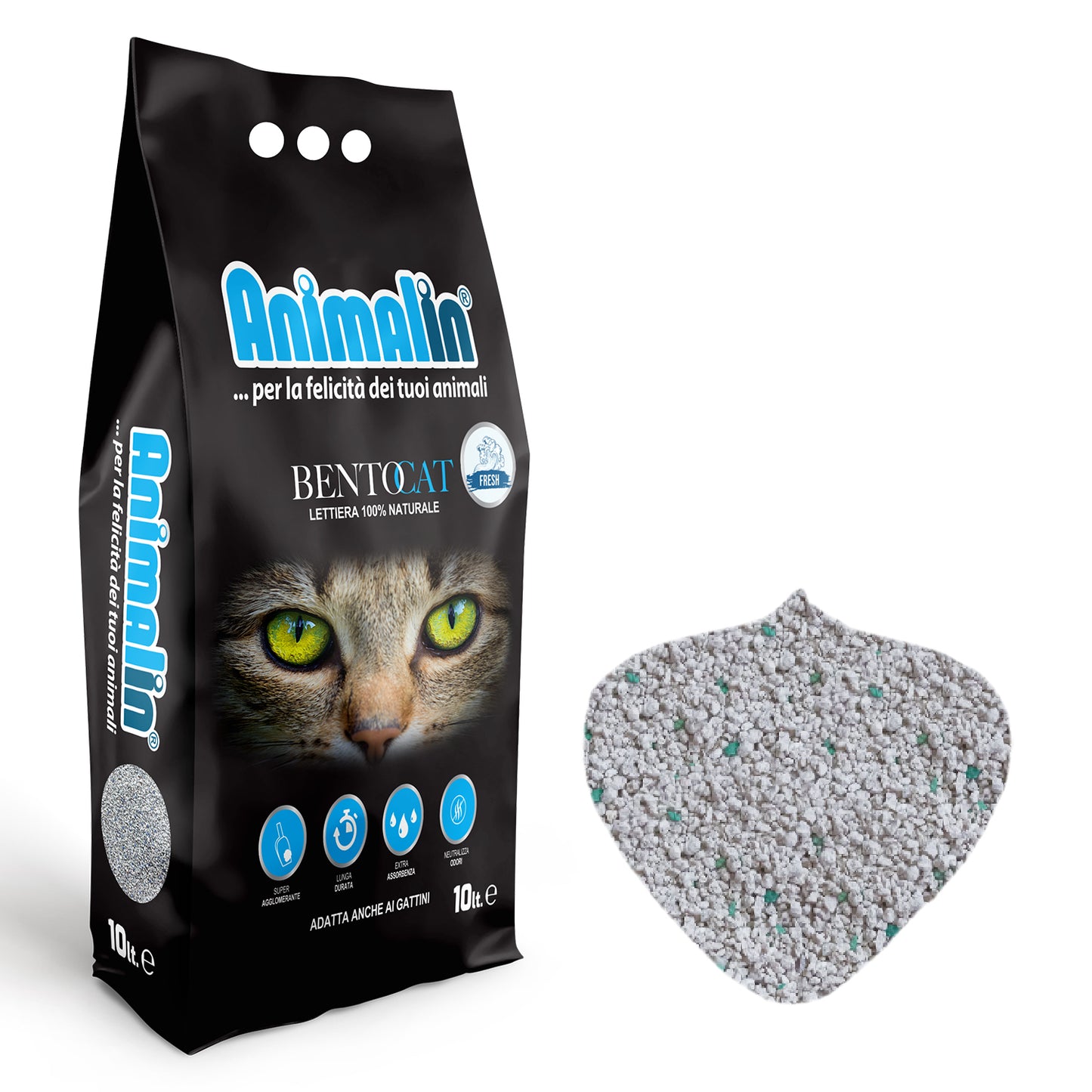 LETTIERA BENTONITE BENTOCAT FRESH