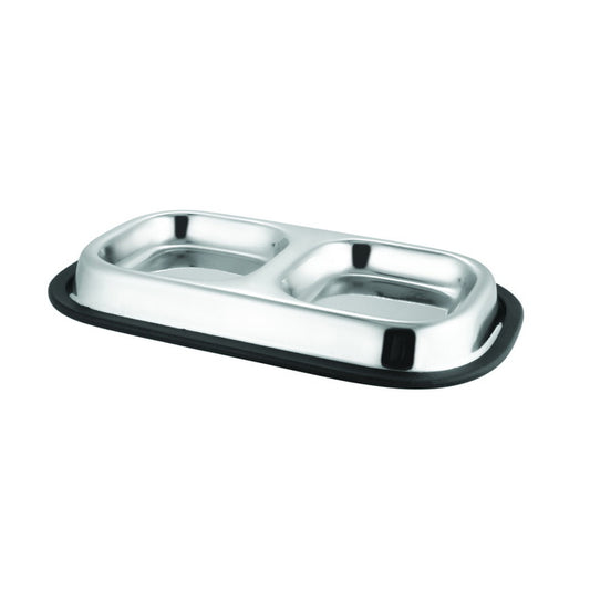 CIOTOLA ACCIAIO PUPPY & CAT DOPPIA ANTISCIVOLO