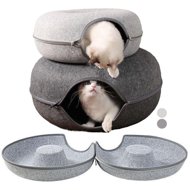 CUCCIA GATTO 2IN1 IN FELTRO CM 60X28