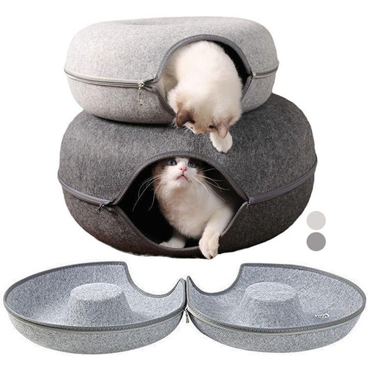 CUCCIA GATTO 2IN1 IN FELTRO CM 60X28