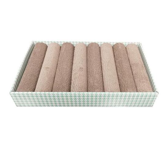 TIRAGRAFFI IN CARTONE ONDE + CATNIP CM 48X29X9