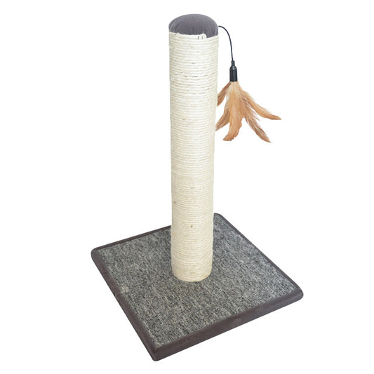 TIRAGRAFFI PER GATTI SISAL CON GIOCO PIUME