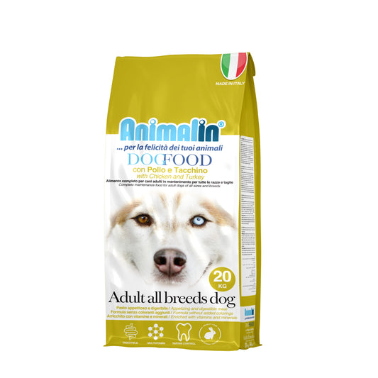ANIMALIN DOG FOOD ADULT POLLO E TACCHINO