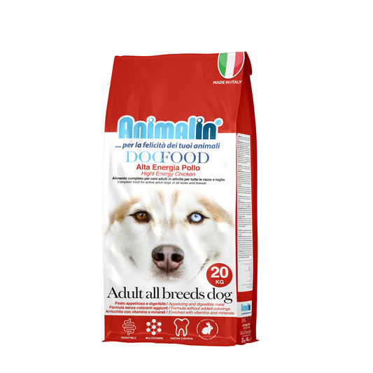ANIMALIN DOG FOOD ADULT ALTA ENERGIA POLLO